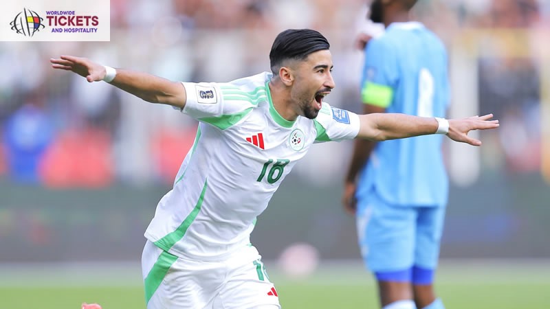 Soccer World Cup Tickets | Algeria FIFA World Cup Tickets | FIFA World Cup 2026 Tickets | FIFA 2026 Tickets | Football World Cup 2026 Tickets