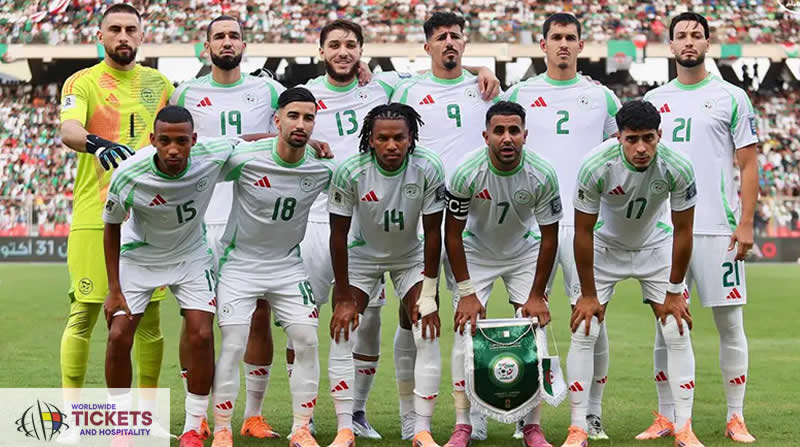 Algeria FIFA World Cup Tickets | FIFA 2026 Tickets | Football World Cup Tickets