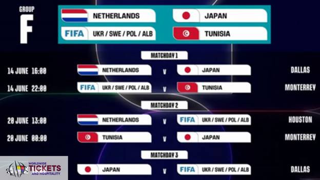 Tunisia vs Japan Tickets |FIFA World Cup Tickets | FIFA World Cup 2026 Tickets