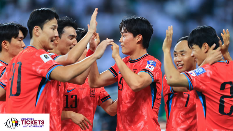 Korea Republic FIFA World Cup Tickets | FIFA World Cup 2026 Tickets | World Cup Tickets| World Cup 2026 Tickets | Football World Cup Tickets | Football World Cup 2026 Tickets