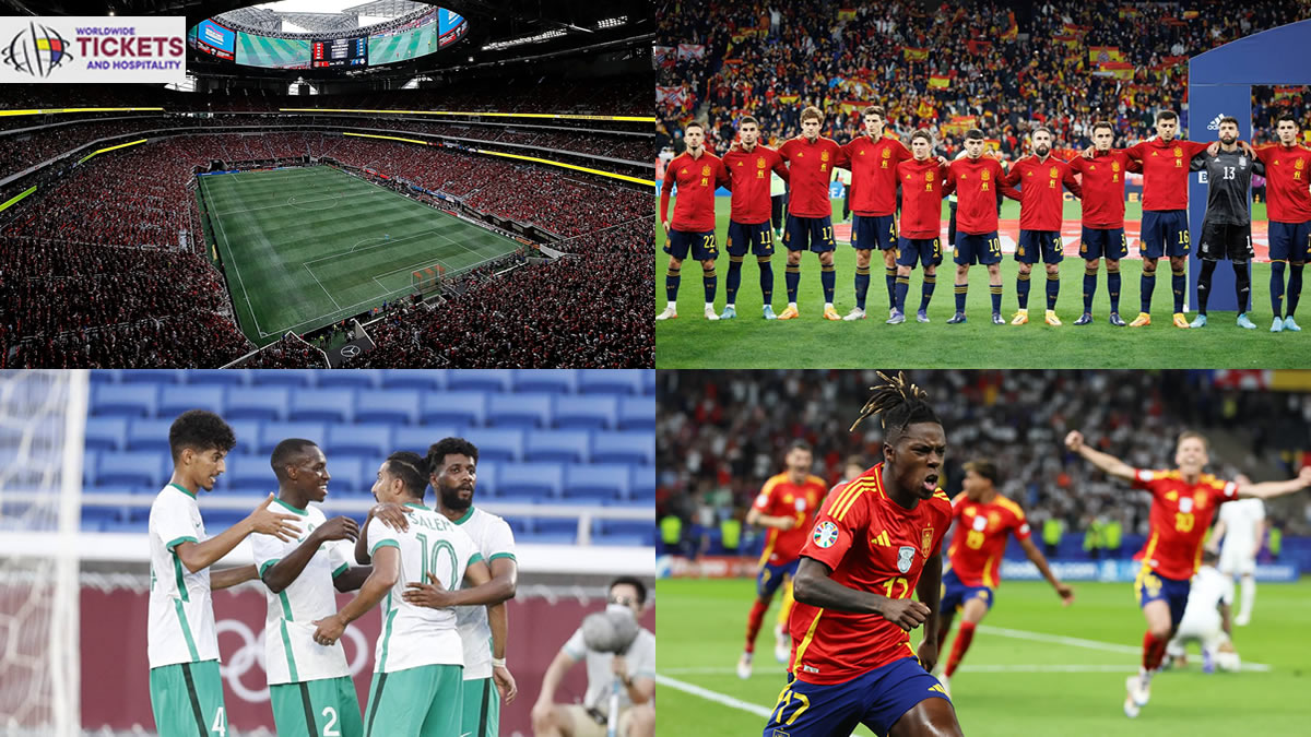 Spain vs Saudi Arabia Tickets | FIFA World Cup Tickets | Dont miss the chance to make a ;ive witness of 2026 World Cup