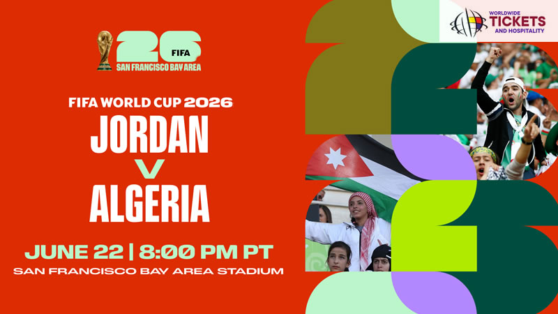 Jordan vs Algeria Tickets | FIFA World Cup Tickets | World Cup Tickets | Football World Cup Tickets