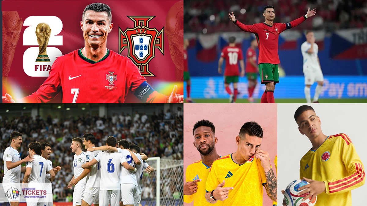 Portugal vs Colombia Tickets | Portugal FIFA World Cup Tickets |Portugal vs Uzbekistan Tickets | FIFA World Cup Tickets | FIFA 2026 Tickets | Soccer World Cup Tickets | FIFA World Cup 2026 Tickets | Football World Cup Tickets | Football World Cup 2026 Tickets | FIFA World Cup Semi Final Tickets | FIFA World Cup Final Tickets
