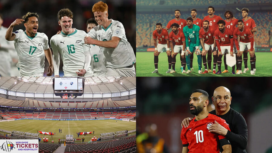 New Zealand vs Egypt Tickets| FIFA World Cup Tickets | Dont miss the chance to make a ;ive witness of 2026 World Cup