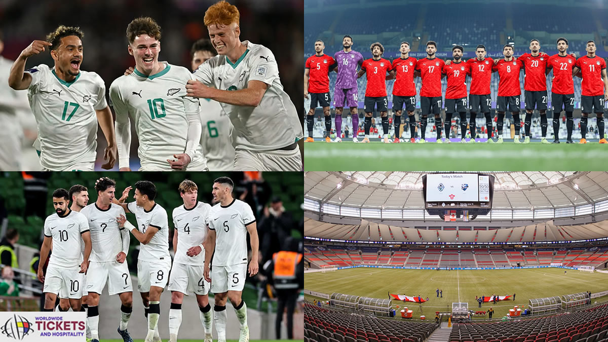 New Zealand vs Egypt Tickets| FIFA World Cup Tickets | Dont miss the chance to make a ;ive witness of 2026 World Cup