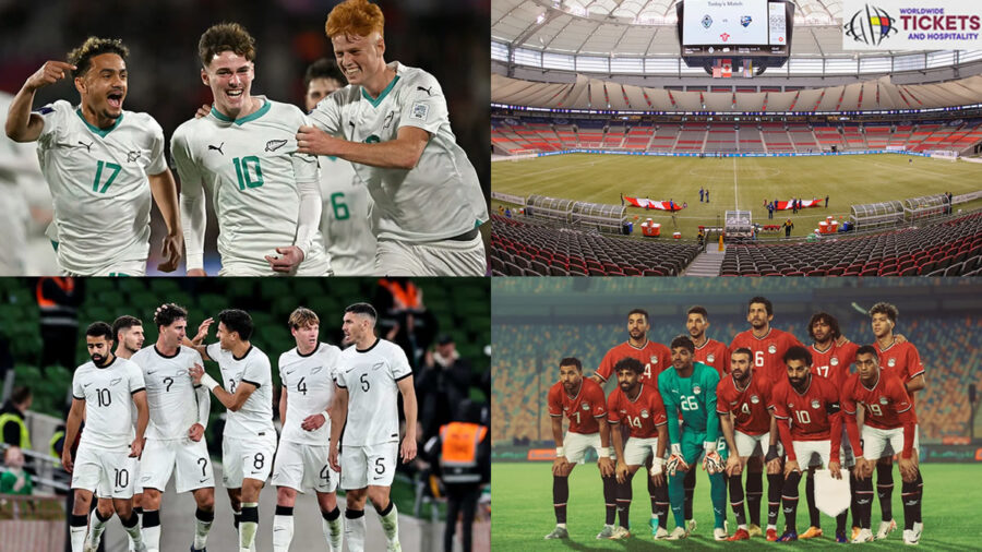 New Zealand vs Egypt Tickets| FIFA World Cup Tickets | Dont miss the chance to make a ;ive witness of 2026 World Cup