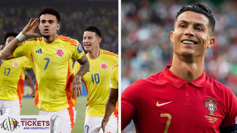Colombia vs Portugal Tickets| FIFA World Cup Tickets | Dont miss the chance to make a ;ive witness of 2026 World Cup