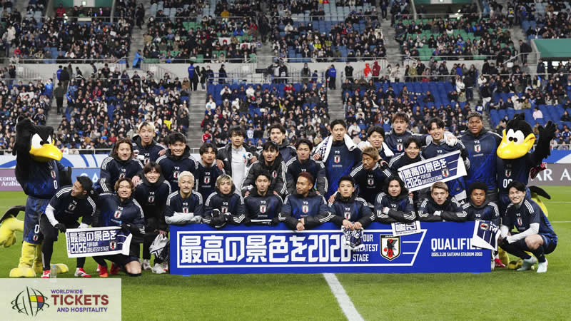 Japan FIFA World Cup Tickets | FIFA World Cup Tickets | Football World Cup 2026 Tickets | FIFA 2026 Tickets