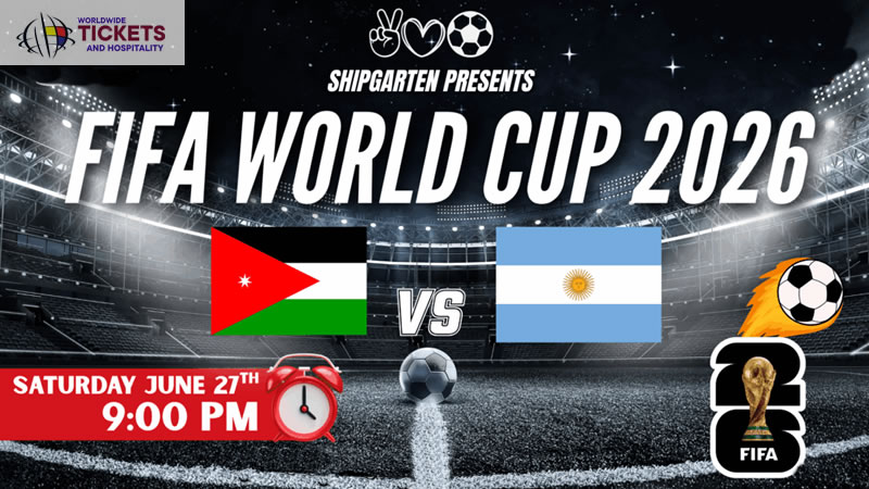 Jordan vs Argentina Tickets | FIFA World Cup Tickets | World Cup Tickets | Football World Cup Tickets 
