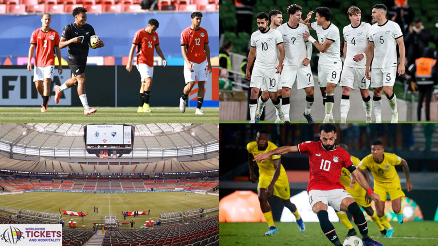 New Zealand vs Egypt Tickets| FIFA World Cup Tickets | Dont miss the chance to make a ;ive witness of 2026 World Cup
