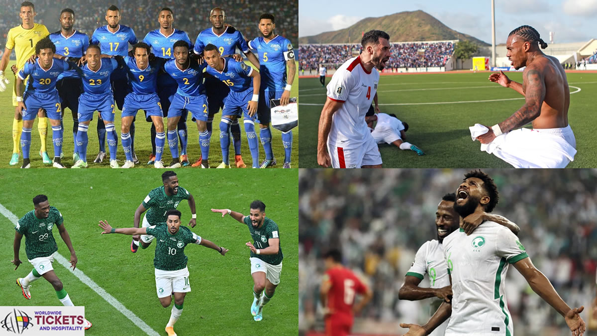 Cabo Verde Vs Saudi Arabia Tickets| FIFA World Cup Tickets | Dont miss the chance to make a ;ive witness of 2026 World Cup