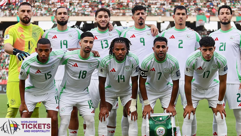 Algeria vs Austria Tickets| FIFA World Cup Tickets | Dont miss the chance to make a ;ive witness of 2026 World Cup
