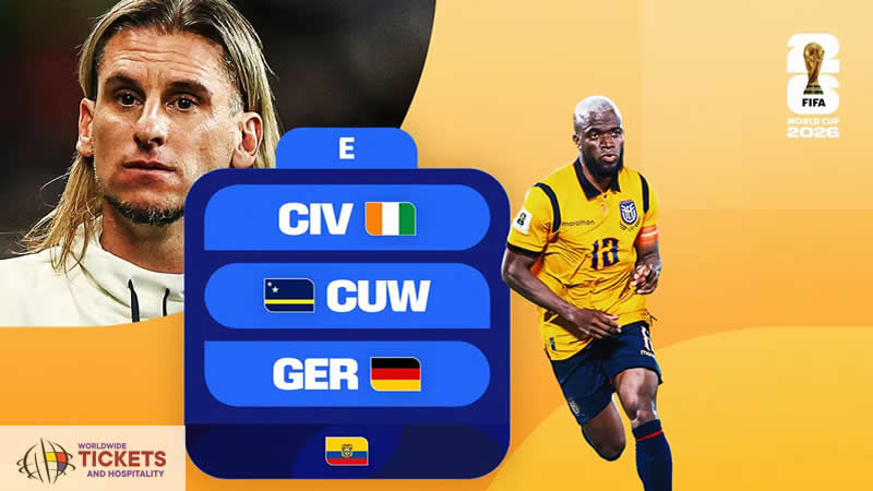 Ecuador FIFA World Cup Tickets | FIFA World Cup Tickets | Football World Cup 2026 Tickets | FIFA 2026 Tickets