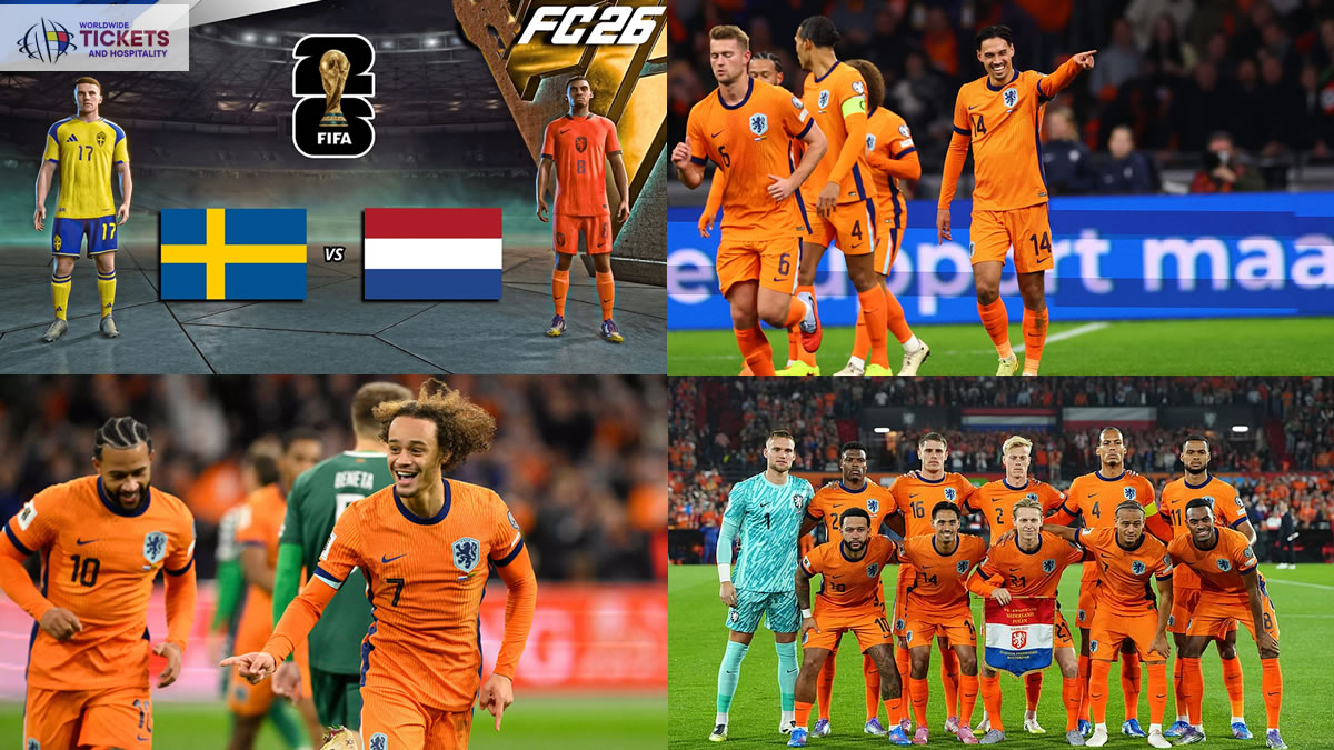 Netherlands vs Sweden Tickets | FIFA World Cup Tickets | World Cup Tickets | Football World Cup Tickets