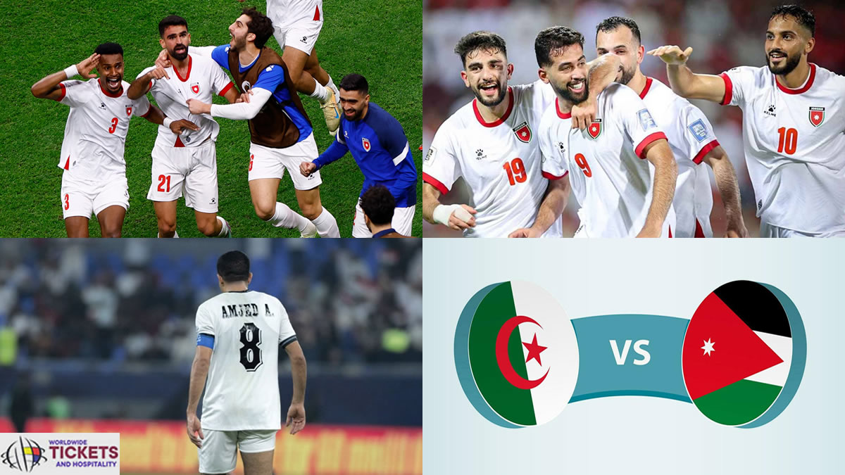 Jordan vs Algeria Tickets| FIFA World Cup Tickets | Dont miss the chance to make a ;ive witness of 2026 World Cup