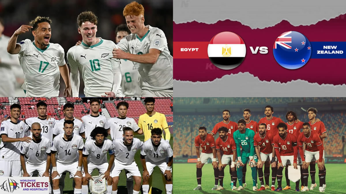 New Zealand vs Egypt Tickets| FIFA World Cup Tickets | Dont miss the chance to make a ;ive witness of 2026 World Cup