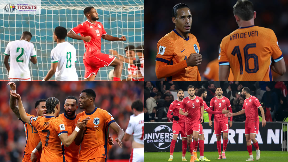 Tunisia Vs Netherlands Tickets | FIFA World Cup Tickets | World Cup Tickets | Football World Cup Tickets