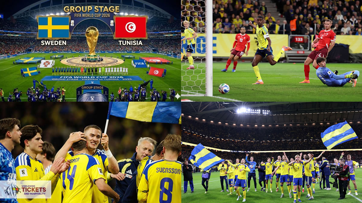 Sweden vs Tunisia Tickets | FIFA World Cup Tickets | World Cup Tickets | Football World Cup Tickets