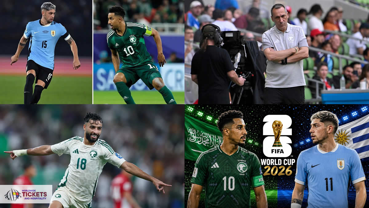 Saudi Arabia vs Uruguay Tickets | Saudi Arabia FIFA World Cup Tickets | Saudi Arabia Vs Spain Tickets | Saudi Arabia Vs Cabo Verde Tickets | FIFA World Cup Tickets | FIFA 2026 Tickets | Soccer World Cup Tickets | FIFA World Cup 2026 Tickets | Football World Cup Tickets | Football World Cup 2026 Tickets | FIFA World Cup Semi Final Tickets | FIFA World Cup Final Tickets