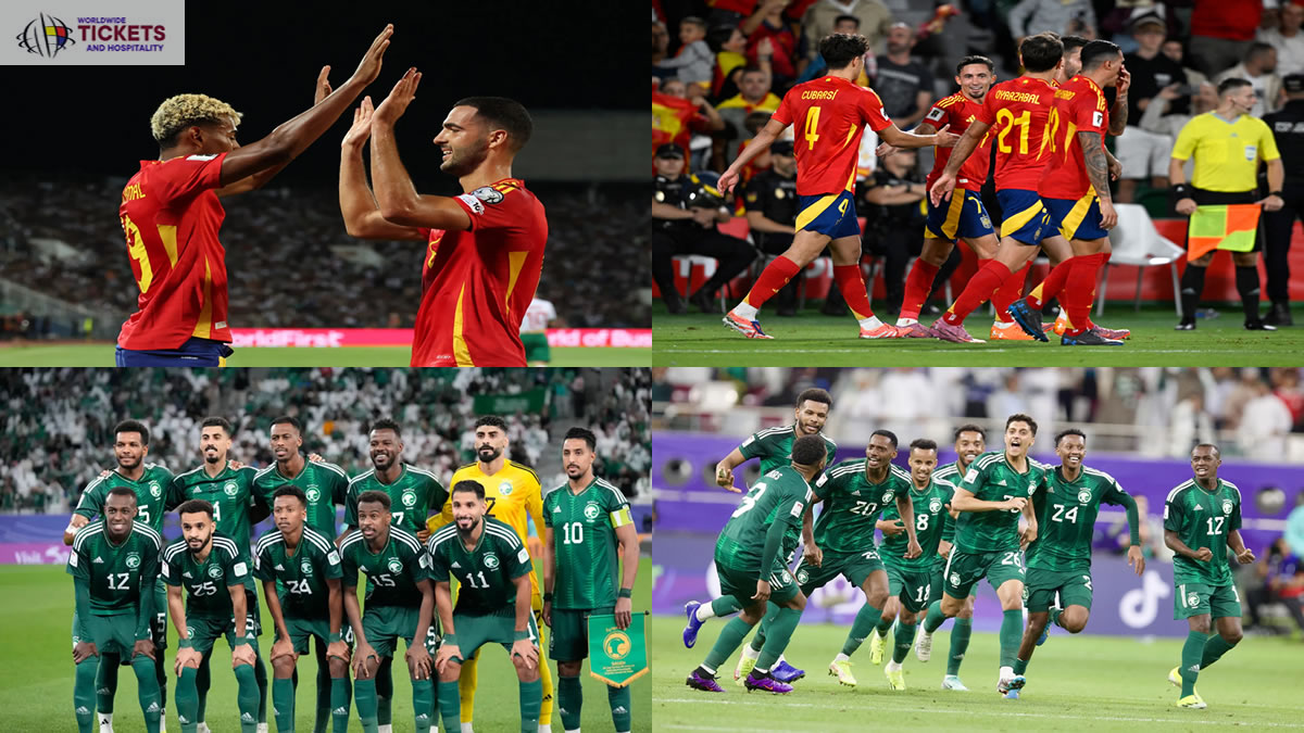 Spain vs Saudi Arabia Tickets | FIFA World Cup Tickets | World Cup Tickets | FIFA World Cup 2026 Tickets